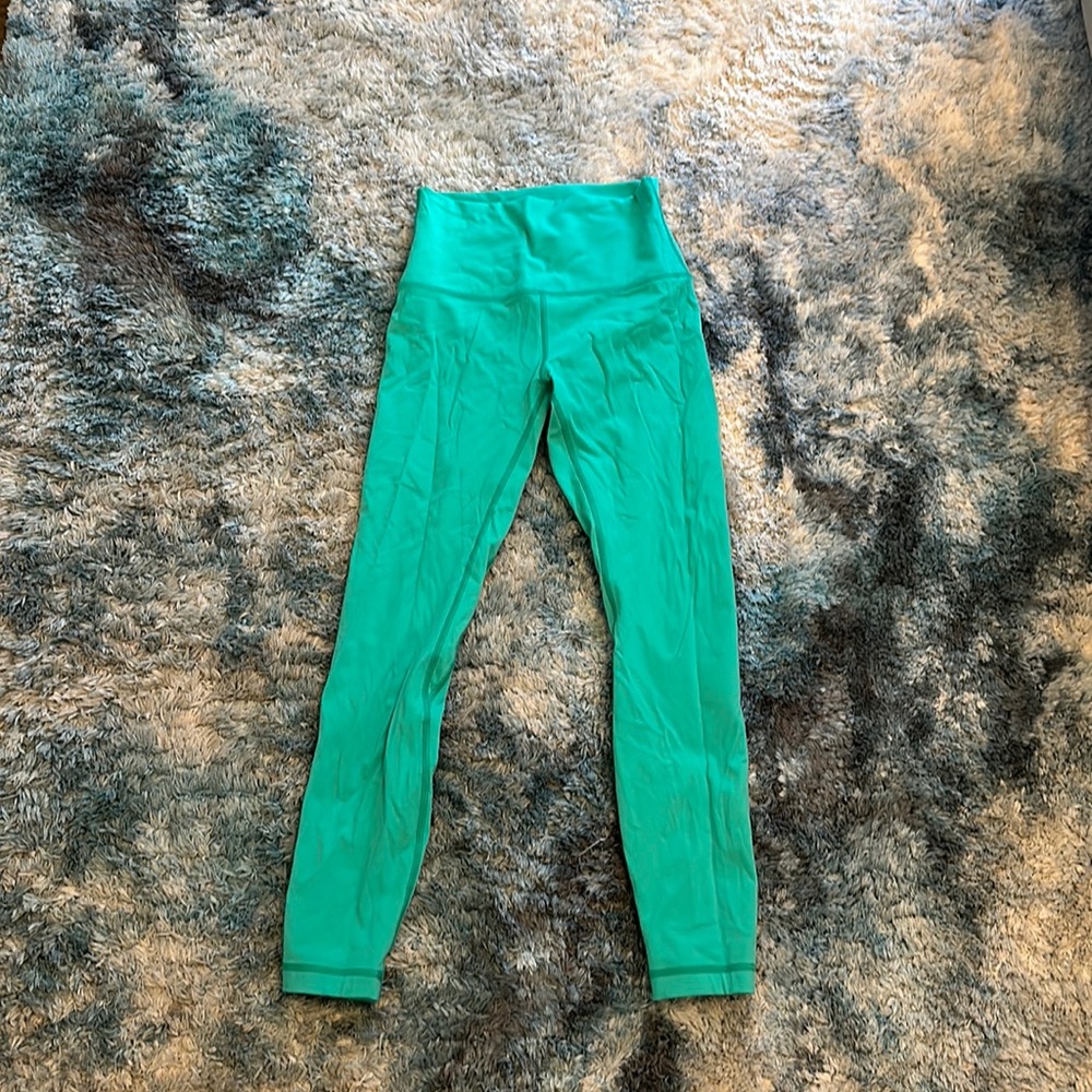 green amazon leggings